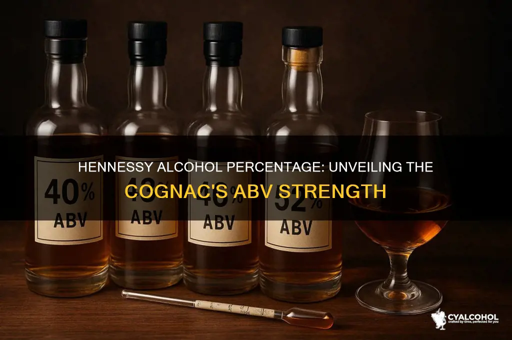 what alcohol percent is hennessy