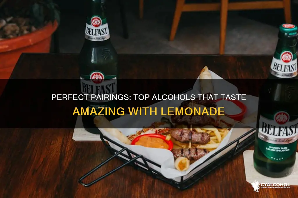 what alcohol tastes best with lemonade