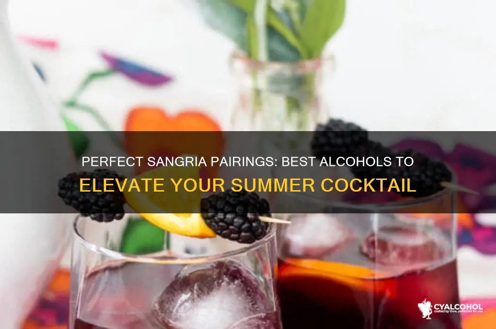 what alcohol to add to sangria
