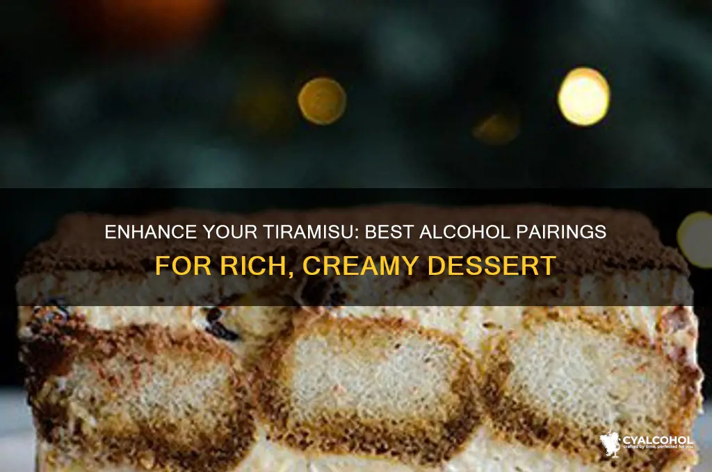 what alcohol to add to tiramisu