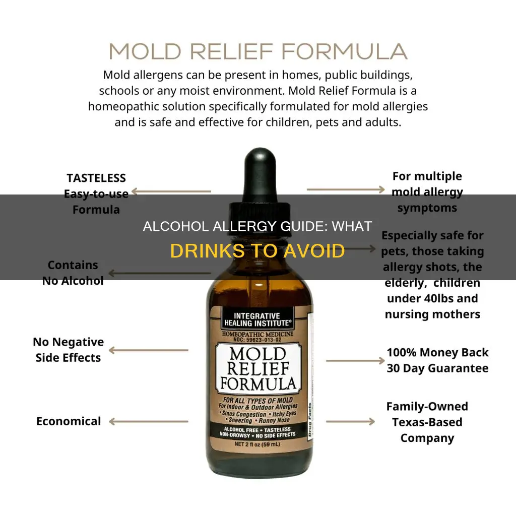 what alcohol to stay away from if allergic to alcohol