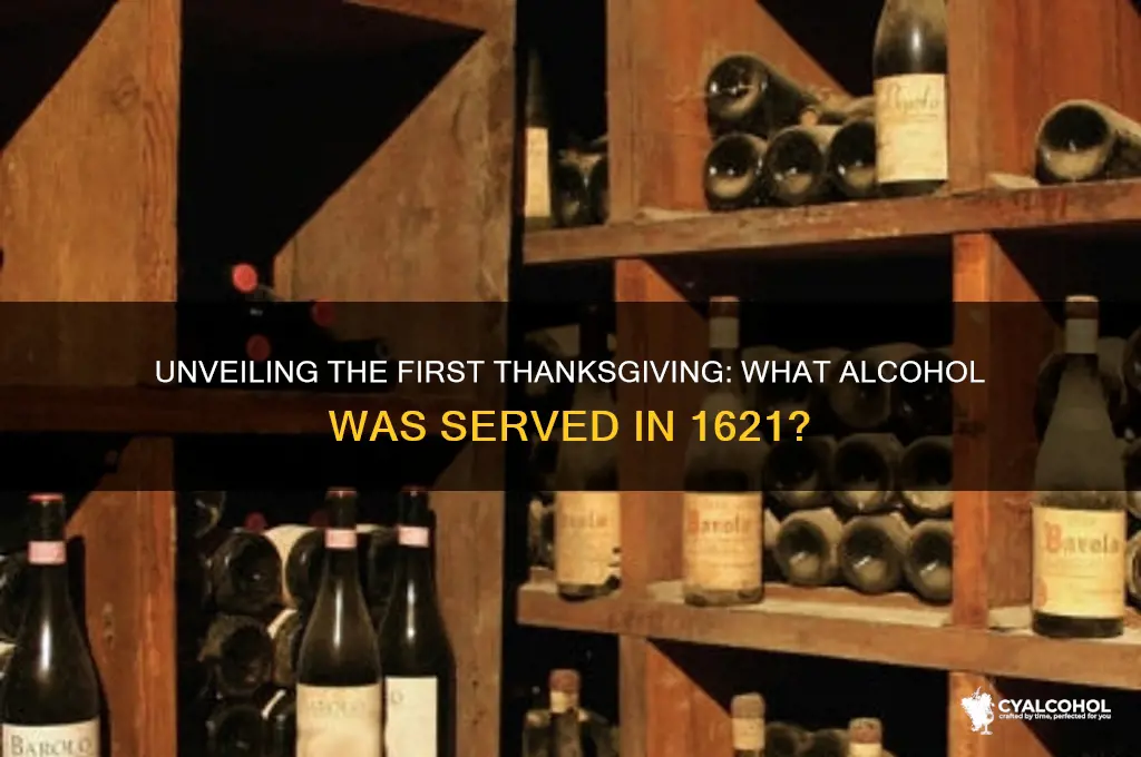 what alcohol was consumed at the first thanksgiving