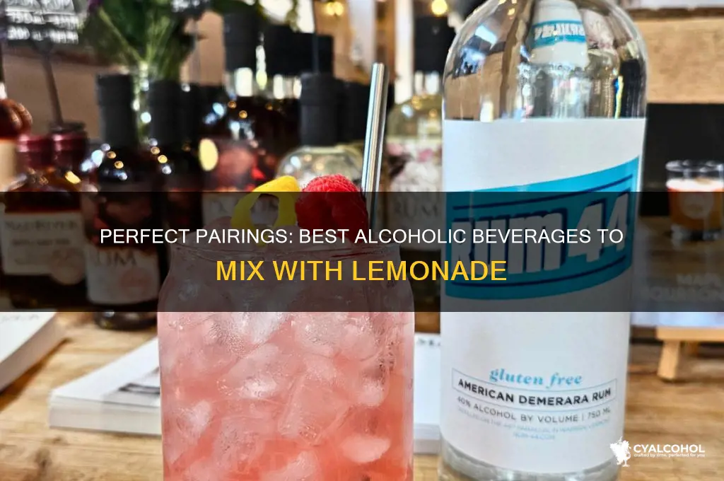 what alcoholic beverage goes with lemonade