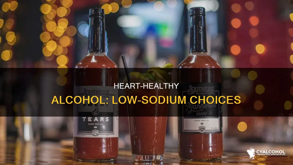 what alcoholic beverage is best for heart with low sodium