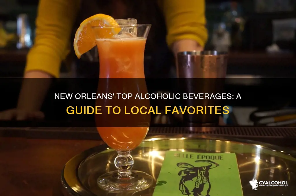 what alcoholic beverages are popular in new orleans