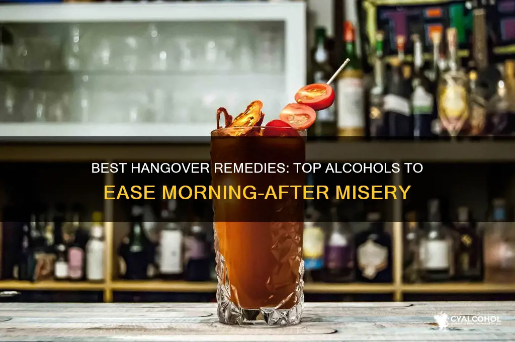 what alcohols are best for hangovers