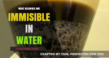 Alcohols That Don't Mix: Exploring Water-Immiscible Alcohol Varieties