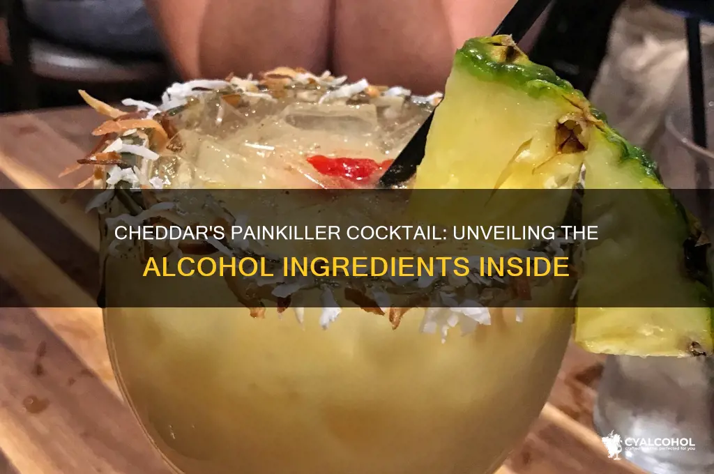 what alcohols are in cheddars painkiller