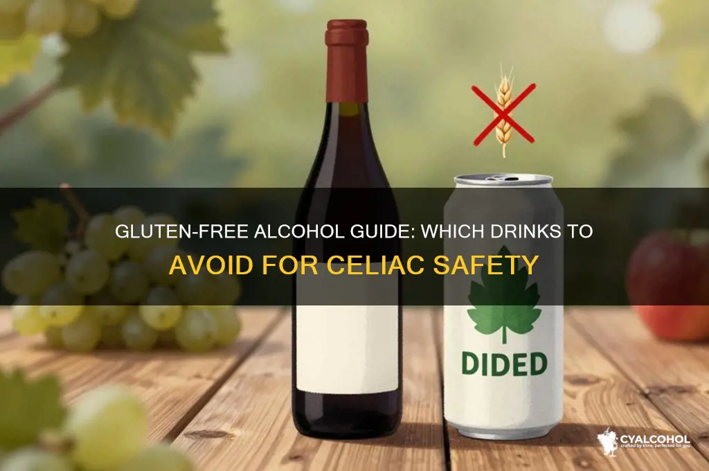 what alcohols are not gluten free