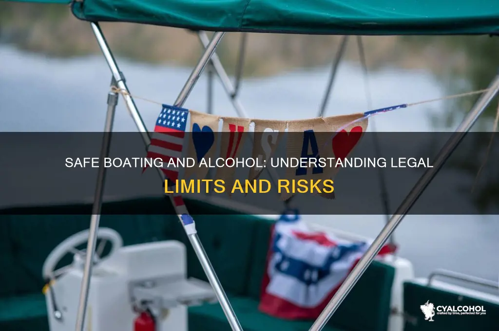 what amount of alcohol consumed while boating is