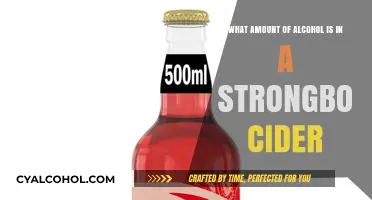 Strongbow Cider's Alcohol Content: How Much is There?