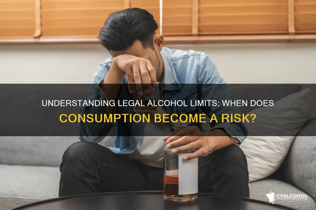 what amount of alcohol is over the limit