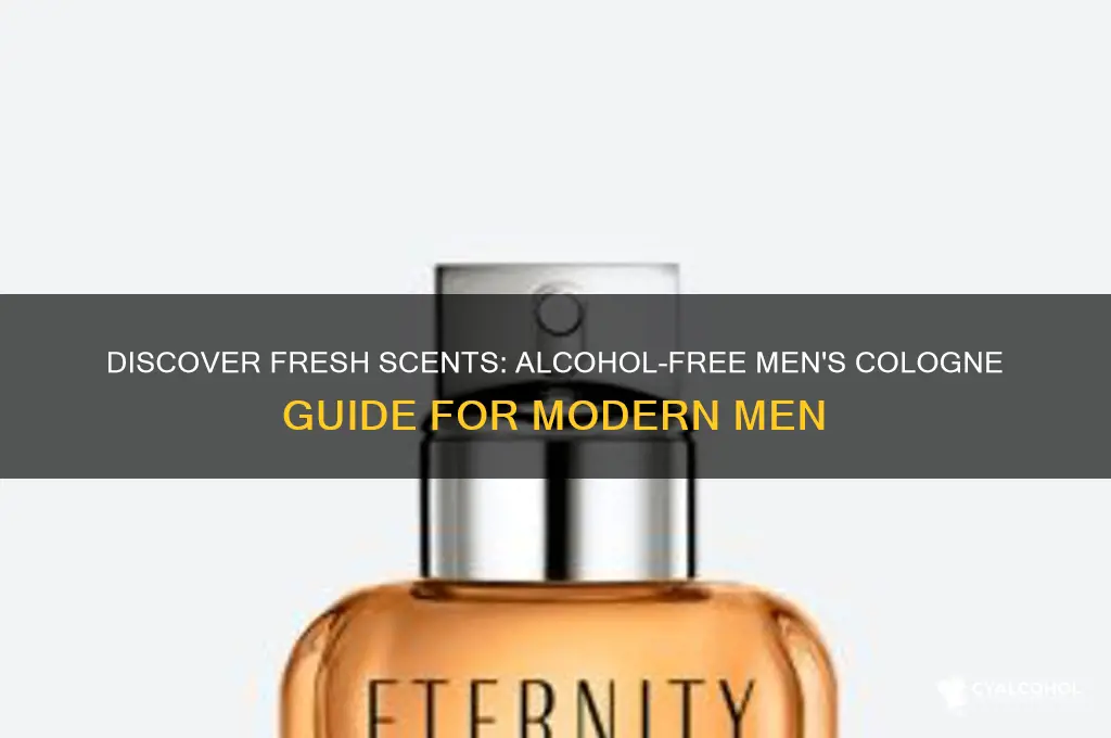 what are alcohol-free mens cologne