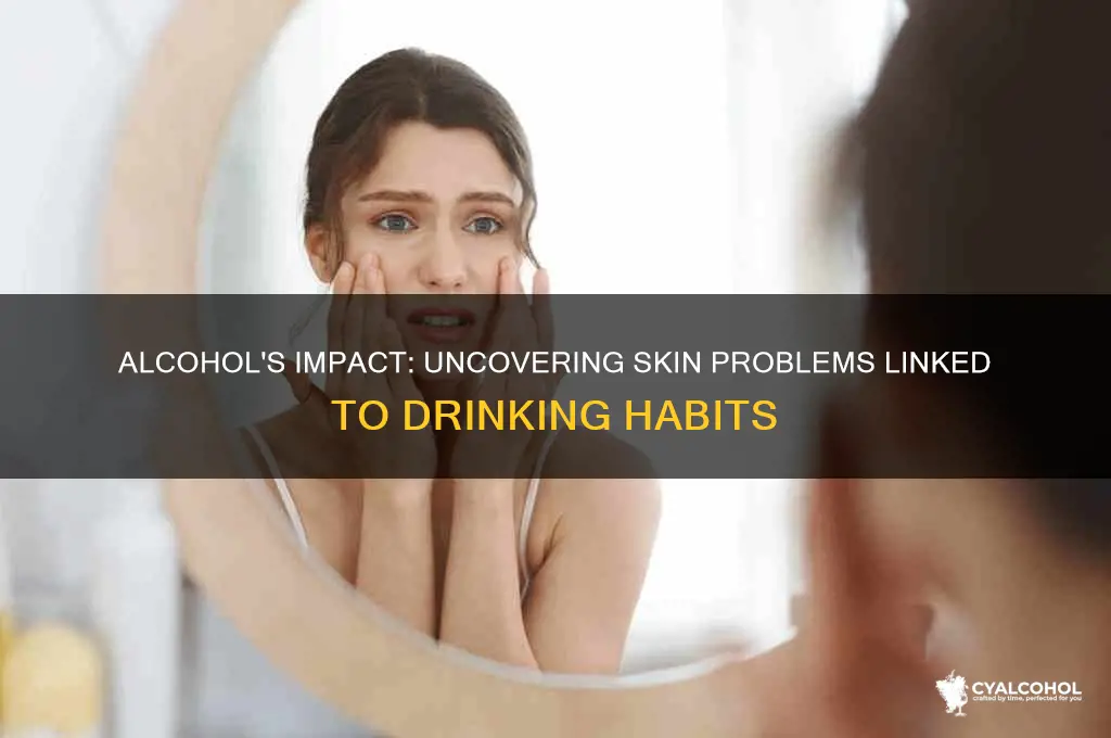 what are alcohol related skin issues