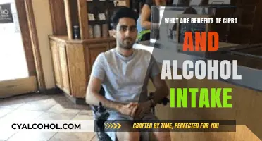 Cipro and Alcohol: Understanding the Risks and Benefits of Mixing