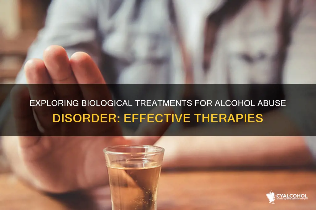 what are biological treatments for alcohol abuse disorder