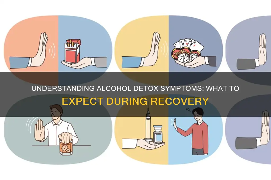 what are detox symptoms from alcohol