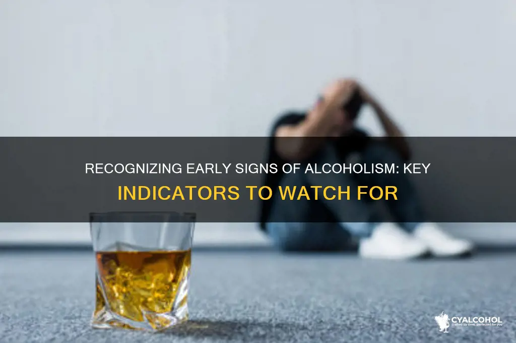 what are early signs of alcoholism