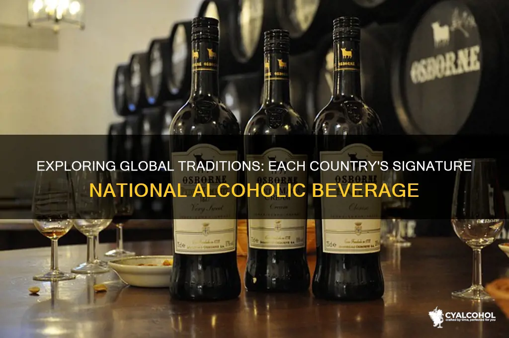what are every countrys naional acoholic be beverage