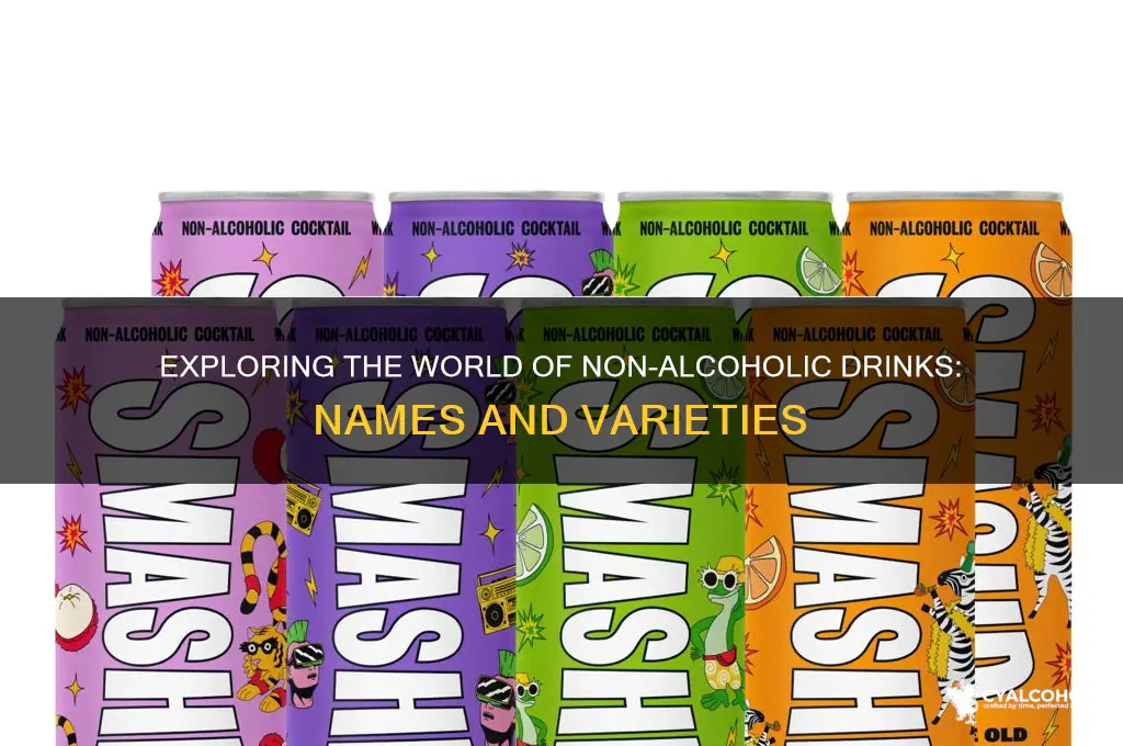 what are non alcoholic beverages called