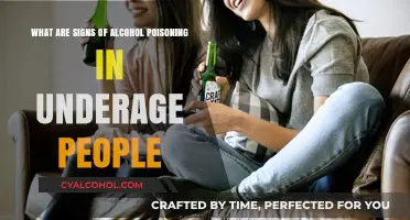 Alcohol Poisoning: Signs in Underage Drinkers