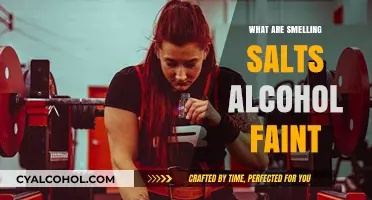 Smelling Salts, Alcohol, and Fainting: Understanding the Connection and Risks