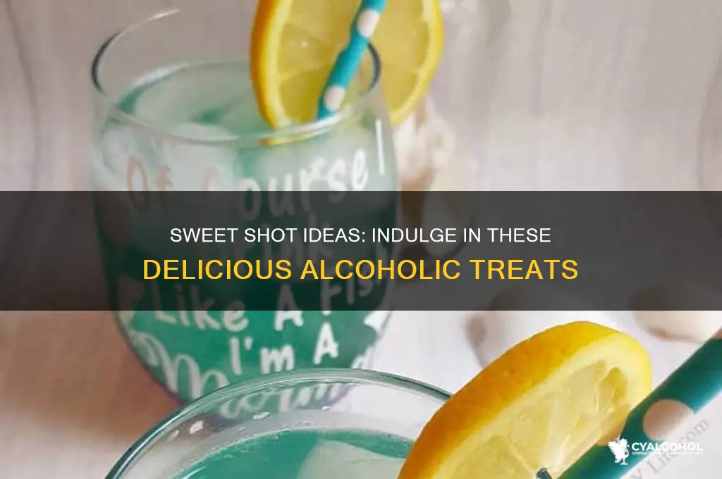 what are some alcohol shots that are sweet