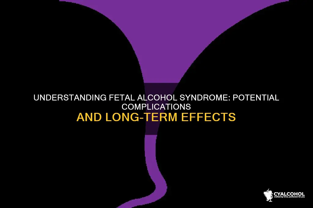 what are some complications of fetal alcohol syndrome