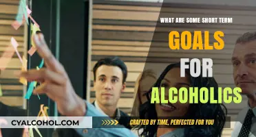 Short-Term Goals for Alcoholics: Steps to Recovery and Sobriety