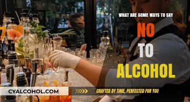 Strategies to Decline Alcohol Offers