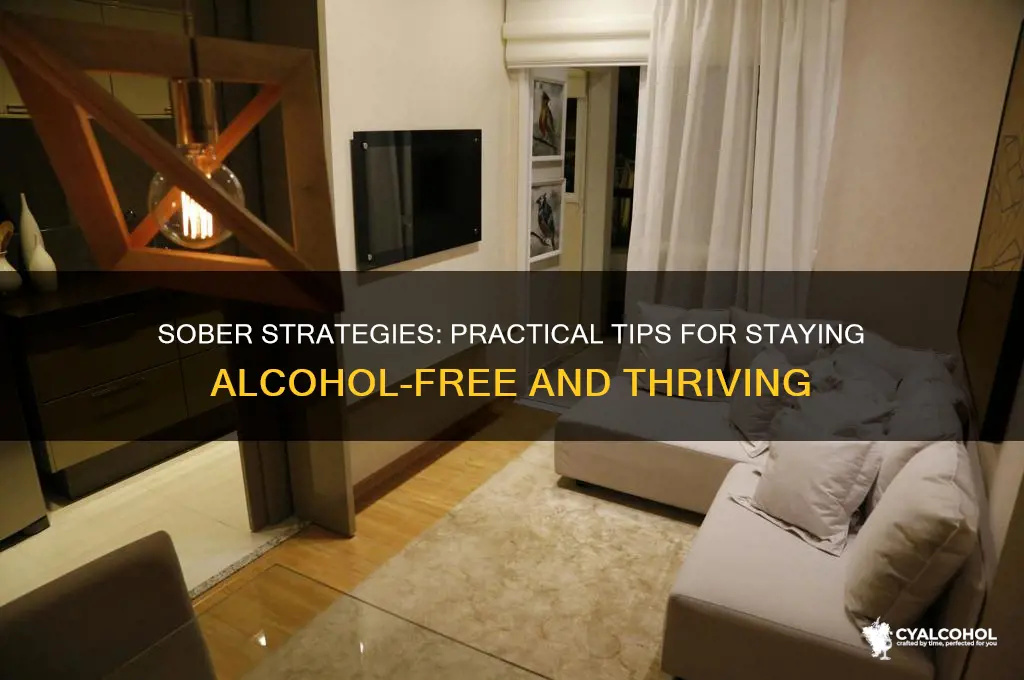 what are some ways to stay alcohol free