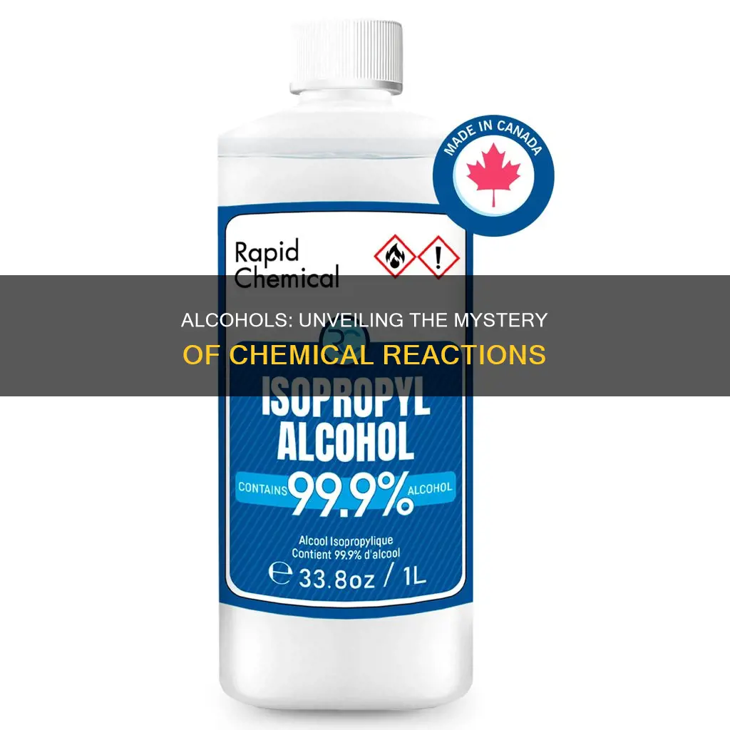 what are the alcohols generated in the following reactions