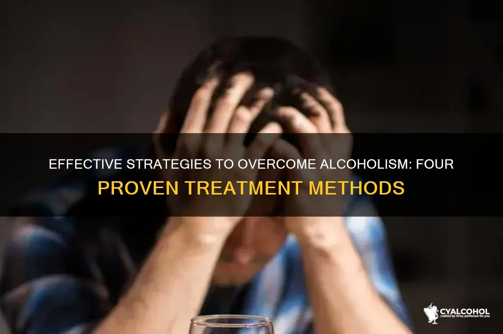 what are the four ways to treat alcoholism