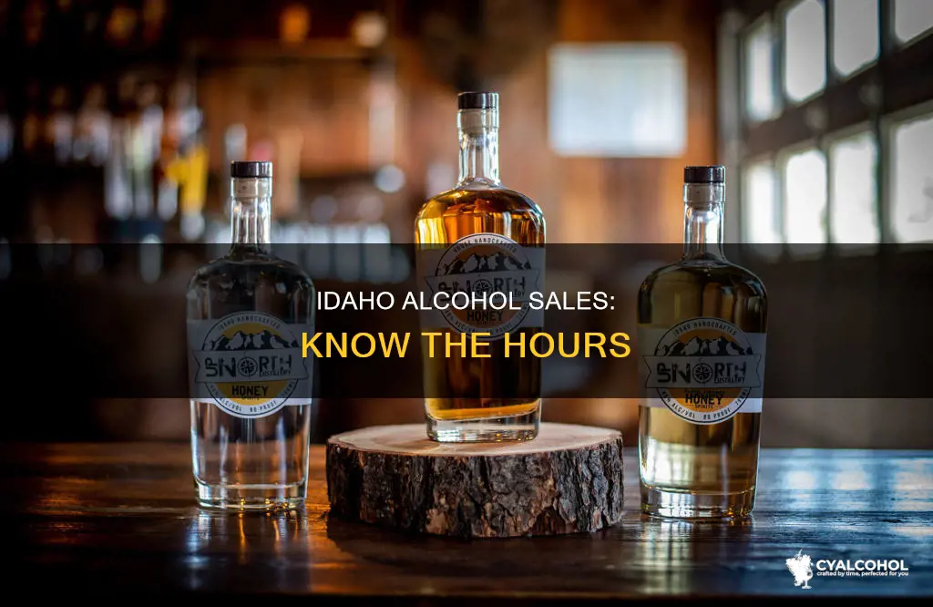 what are the hours for alcohol sales in idaho