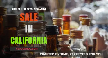 California's Alcohol Sales: When Can You Buy?