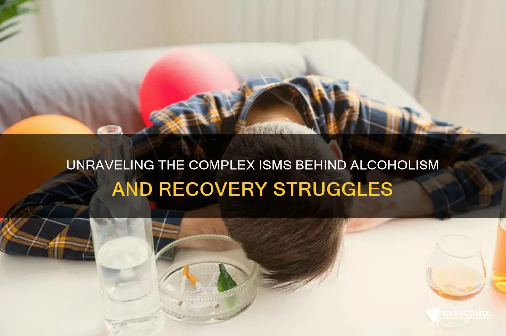 what are the isms of being an alcoholic