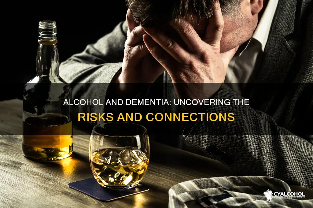 what are the links between alcohol and dementia