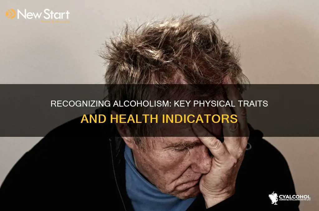 what are the physical characteristics of an alcoholic