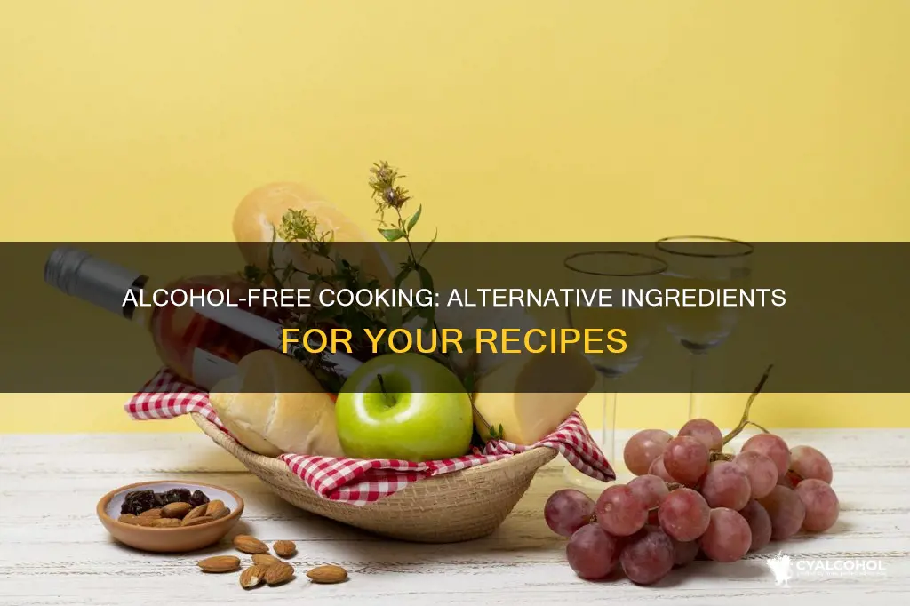 what are the possible substitutes for alcohol in recipes