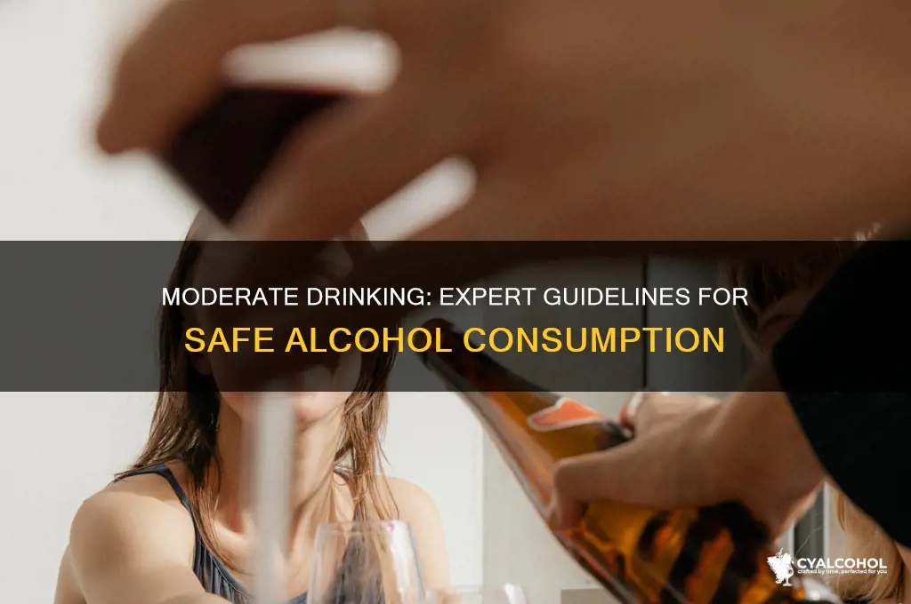 what are the recommended guidelines for alcohol consumption