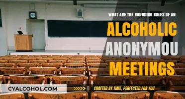 Rounding Rules for Alcoholics Anonymous Meetings: A Quick Guide