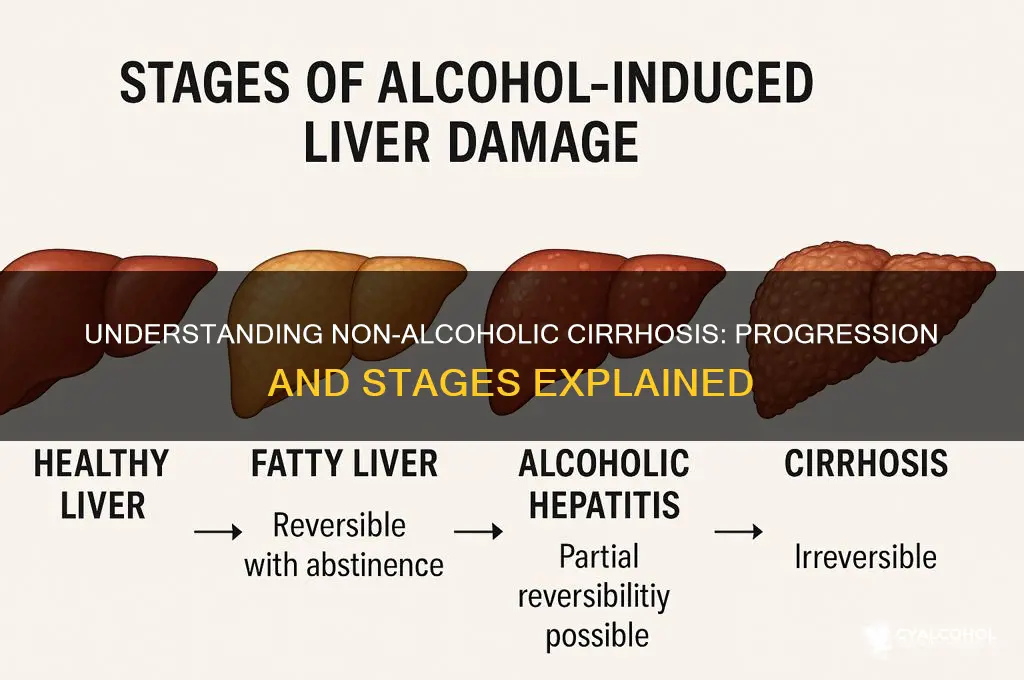 what are the stages of non alcoholic cirrhosis