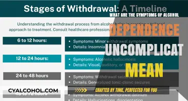 Alcohol Dependence: Uncomplicated Symptoms Explained