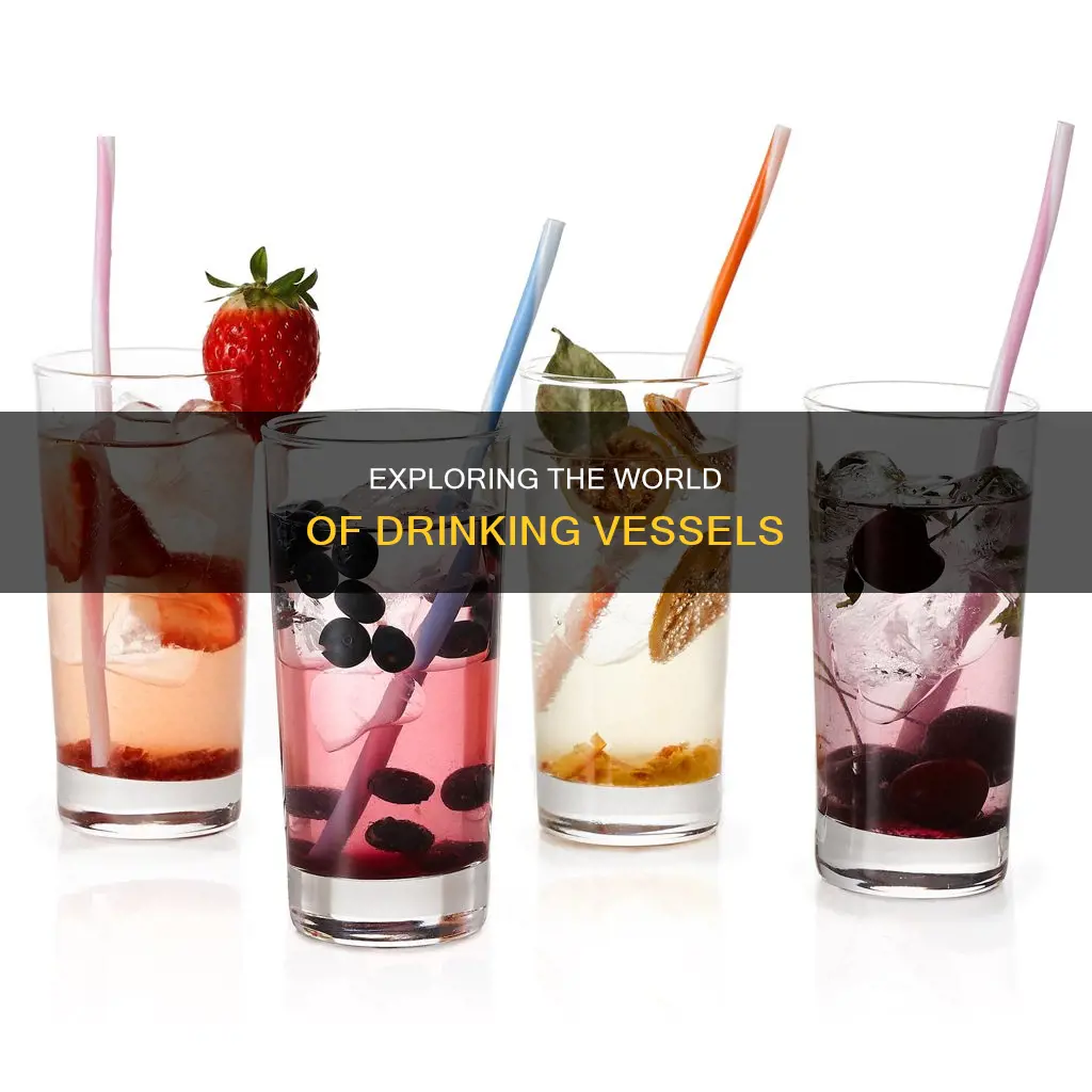 what are the things called you dirnk alcohol out of