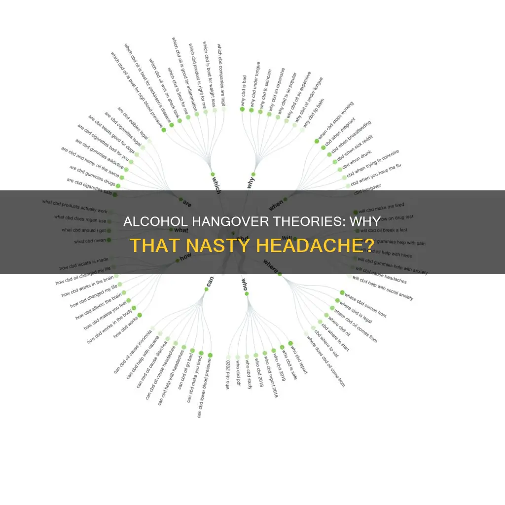 what are the three theories of hangovers due to alcohol