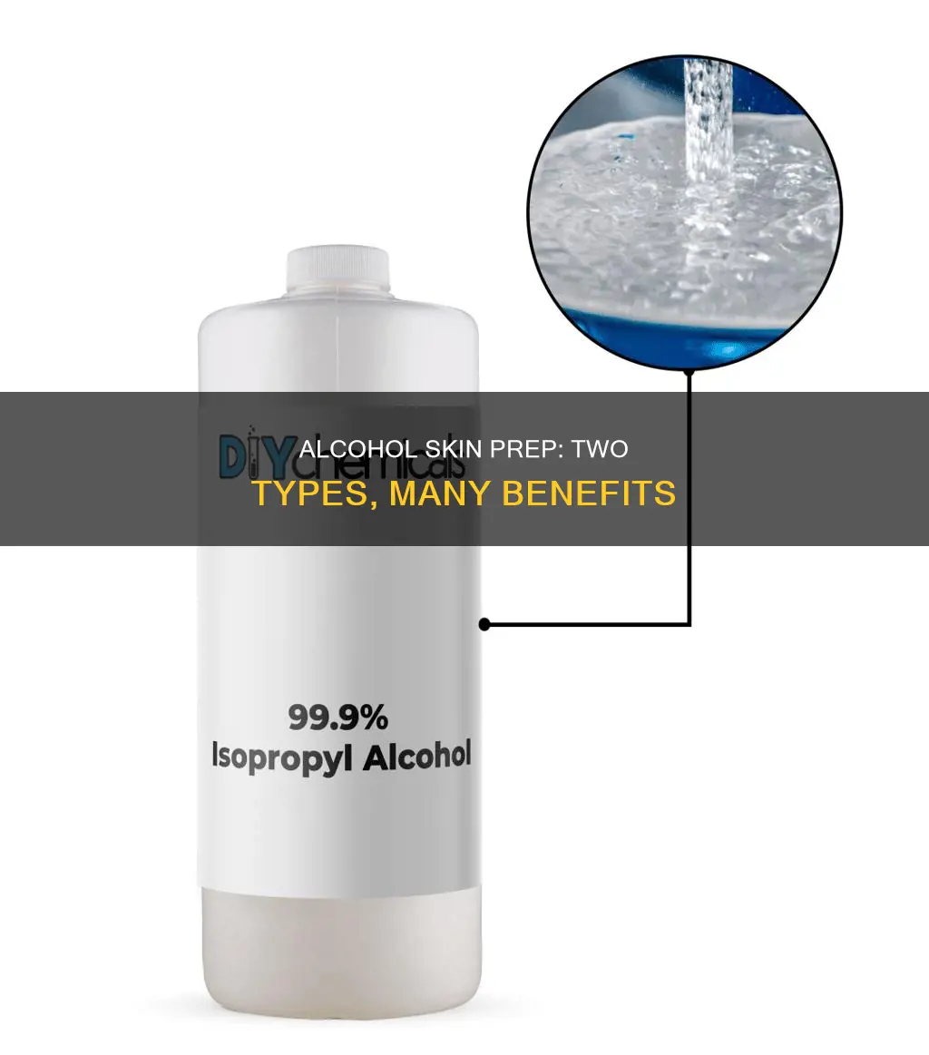 what are the two types of alcohol for skin prep