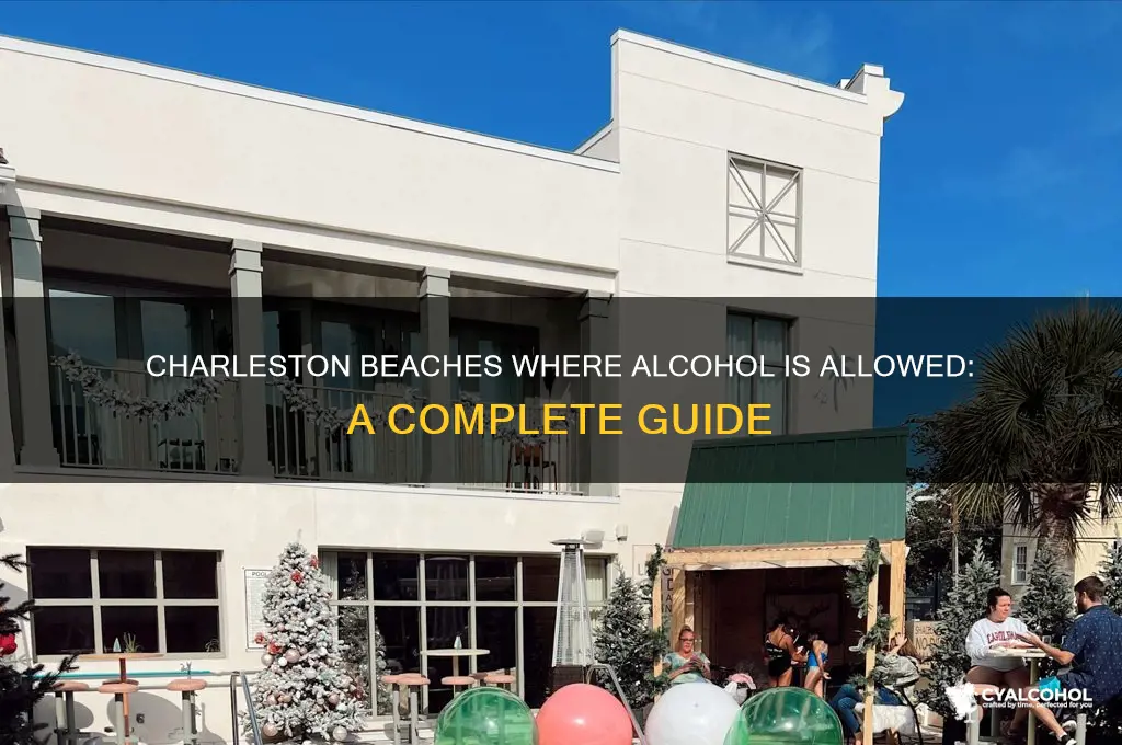 what beaches in charleston allow alcohol