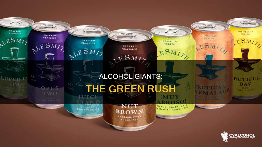 what big alcohol companies are in the cannibus business