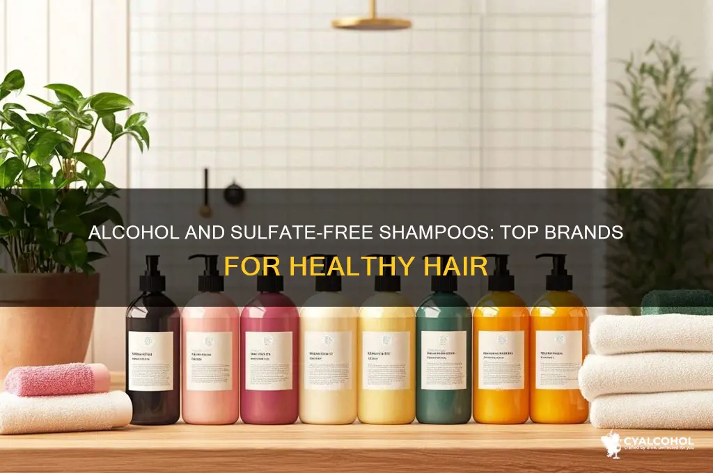 what brand shampoos dont have alcohol or sulfates