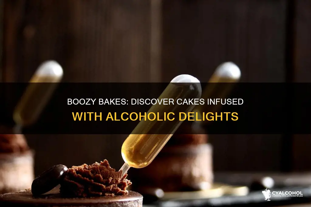 what cake has alcohol in it